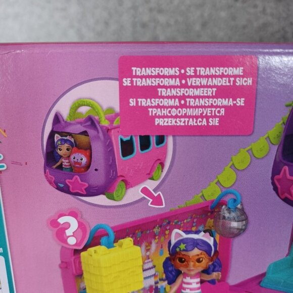 Party Bus Toy Gabby's Dollhouse Kids DJ Catnip Fun - Picture 9 of 11